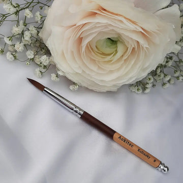 Wooden Kolinsky Nail Brush